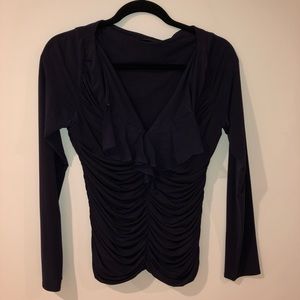 Elie Tahari Deep Purple Shirt